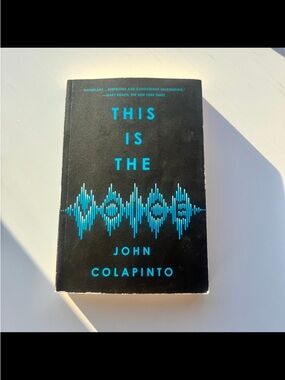 This Is The Voice by John Colapinto - Black & Teal Paperback